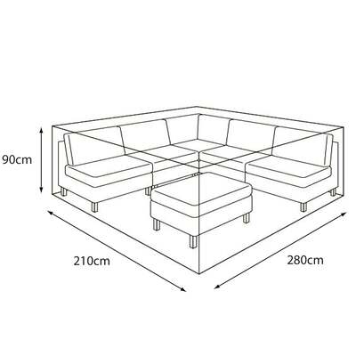LG Outdoor Medium Modular Set Deluxe Cover