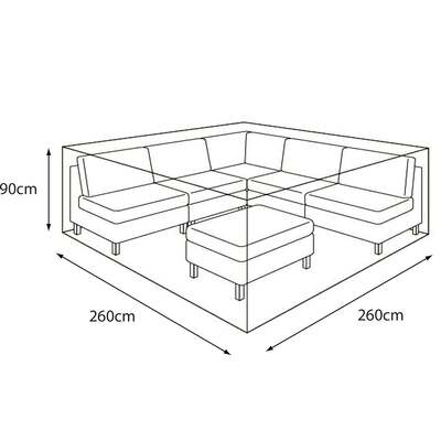 LG Outdoor Large Modular Set Deluxe Cover