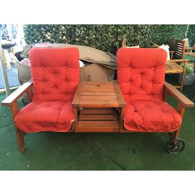 Bracken Outdoors Pine Reclining Duo set