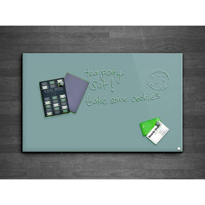Casca Magnetic Glass Writing Board 2000 x 1200mm, Blue Ice