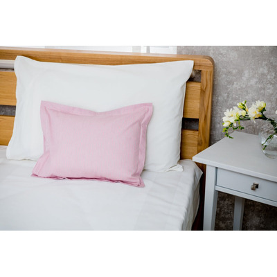 Boudoir Pillow & Pillowcase - Pink & White Striped