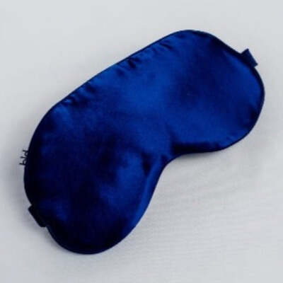 Luxury Gift Set  - Silk Sleep Mask & Serenity Sleep Candle - Midnight Blue