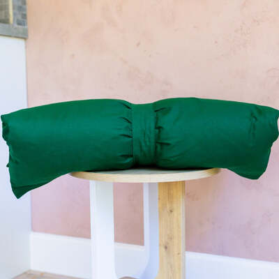 Dog Bed Duvet Cover in Two Sizes Polycotton Green - Small - Medium
