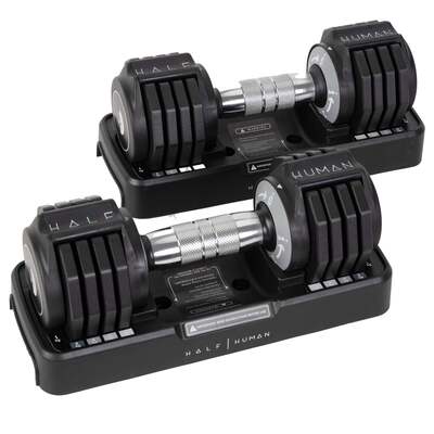 Half Human 5kg Adjustable Dumbbell Set