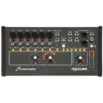 StudioMaster DigiLive 8 Channel Compact Digital Mixer