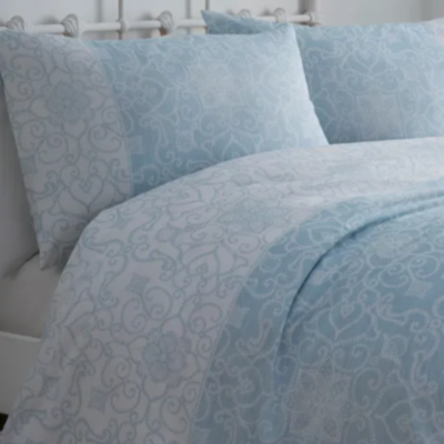 Polycotton Byzantine Blue - Extra Large Single Duvet Cover Set