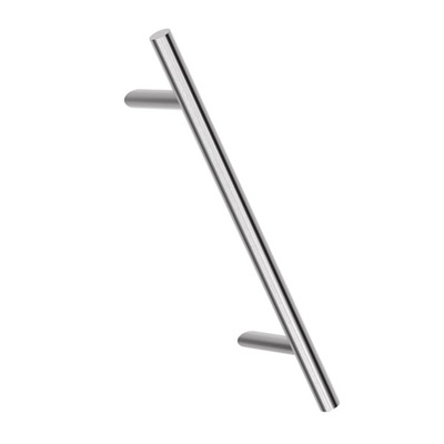 Mila Supa Offset 30mm Dia. Grade 304 Pull Handle (Various Sizes), Brushed Satin Stainless Steel - 573002 (sold in singles) BRUSHED SATIN STAINLESS STEEL, 3 FIXING POINTS - 1800mm