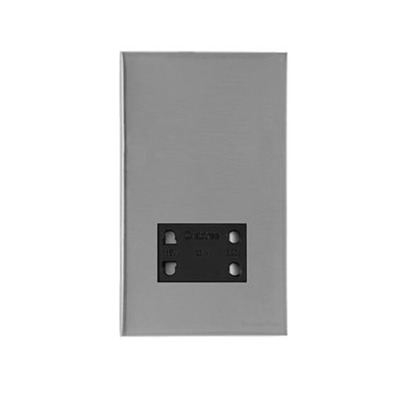 M Marcus Electrical Winchester Shaver Socket Dual Output 110/240V, Satin Chrome - W03.285.BK SATIN CHROME