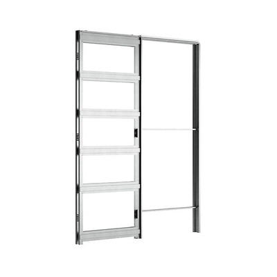 Atlantic Ermetika EvoKit Single Pocket Door System (Various Sizes), Wall Thickness 100mm, White Jamb - EEK1AWH WHITE - 926mm x 2040mm