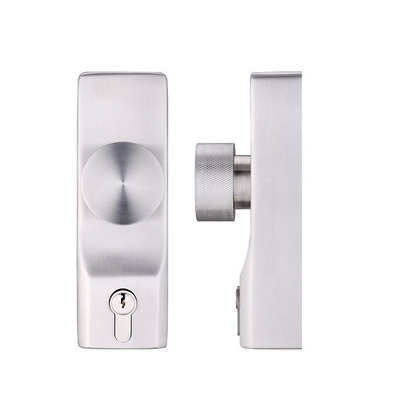 Zoo Hardware Knob Operated Outside Access Device, Satin Stainless Steel finish - VPH302ECSS (sold in pairs) SATIN STAINLESS STEEL