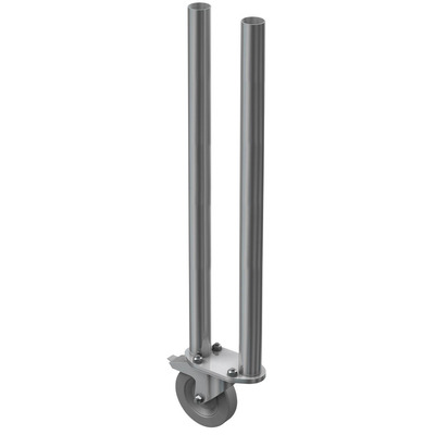2 Way Round Legs with Castor - 0.9m
