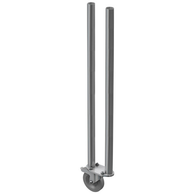2 Way Round Legs with Castor - 1.2m