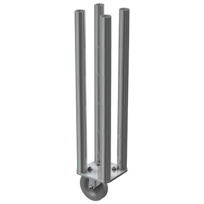 4 Way Round Legs with Castor - 0.9m