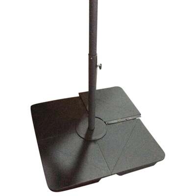 LG Outdoor Square Fillable Cantilever Parasol Base - 4 Pieces **Damaged Box**