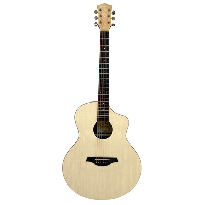 Grand Auditorium Electro-Acoustic Guitar  - White Quilted Maple