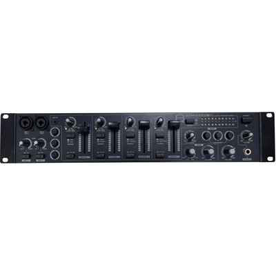 2 Zone Installation Mixer with 4 Dual Stereo Channels + 2 Mic Inputs