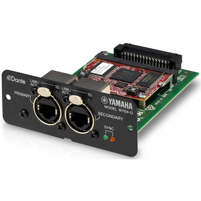 Yamaha NY64D Dante In/Out Expansion Card for TF1 TF3 Digital Mixing Consoles