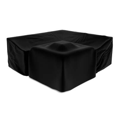 Bracken Outdoors Cover Set for Portland Compact Corner Garden Furniture Set with Fire Pit Table, Late April 2025