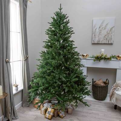 Hardwick Artificial Green PE/PVC Christmas Tree 6FT, 7FT, 7ft (2.1m)
