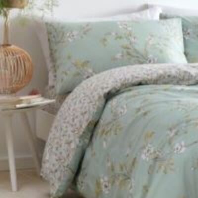 Student Bedding Set Twin Pack- Patterns & Florals - Floral Green