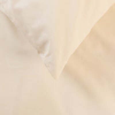 Student Bedding Set Single Pack - Plain - Cream