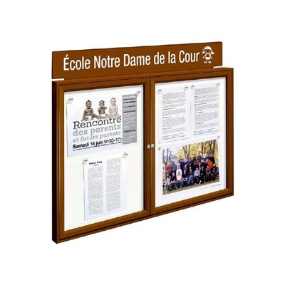 Tradition Double Door Outdoor Noticeboards