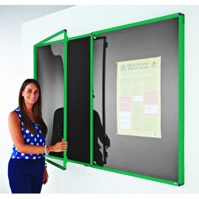 Coloured Frame Tamperproof Noticeboard