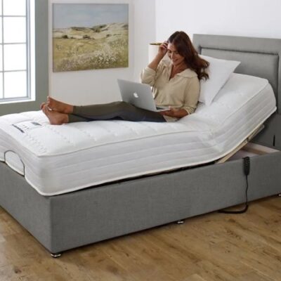 Flexisleep Leyburn Pocket 1000 Electric Adjustable Bed - 3ft6 Large Single