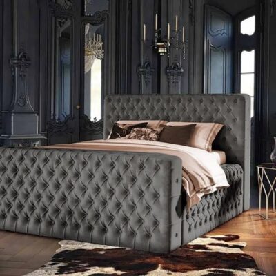 ASC Kensington Fabric Bed Frame - 3ft Single