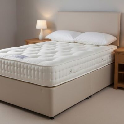 Deluxe Natural Touch Tufted Pocket 1000 Extra Long Divan Bed - Extra Long Super King Size 6ft x 7ft