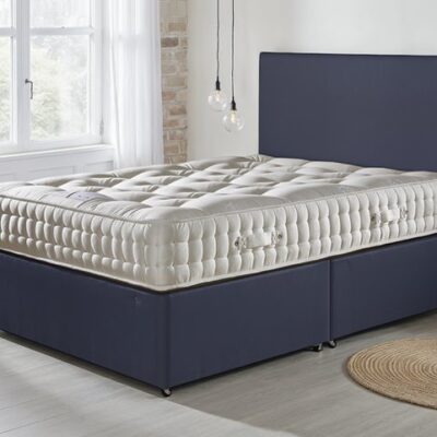 Deluxe Natural Touch Tufted Pocket 2000 Divan Bed - 6ft Super King Zip and Link