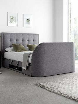 The Very Collection Lilly Tv Side Lift Up Ottoman Storage Bed With Airsprung Mattress Options (Buy & Save!) - Bed Frame With Airsprung Luxury Mattress