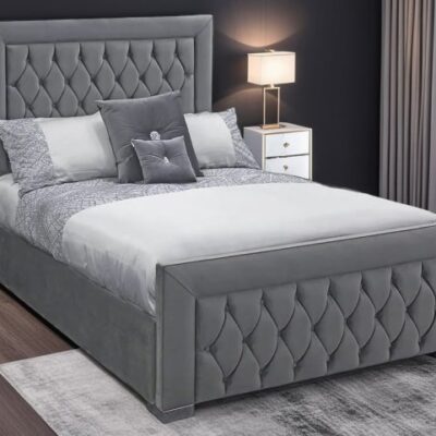 ASC Harley Fabric Bed Frame - 5ft King Size