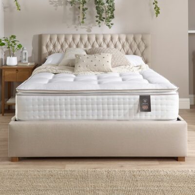 Aspire 5000 Pocket Wool Cashmere and Silk Pillowtop Mattress