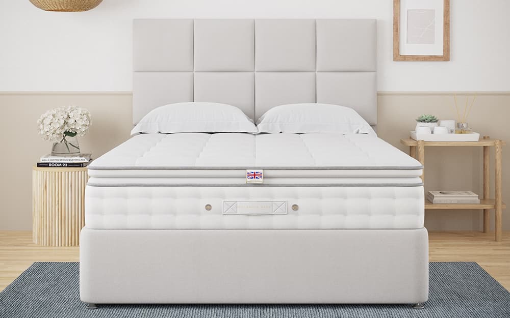 Millbrook Wool Luxury 1000 Pillow Top Mattress, Superking