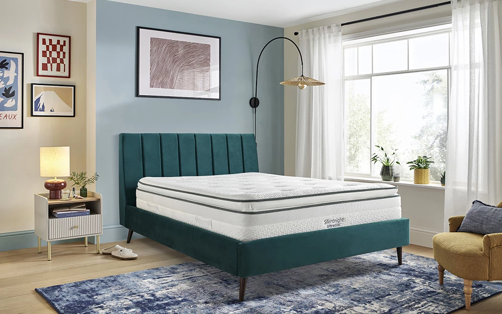 Silentnight Premier UltraGel 1000 Mirapocket Pillow Top Mattress, Double